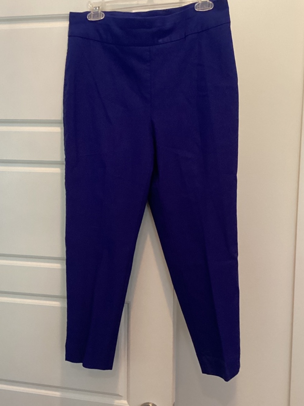 Chico's So Slimming Crop Pants in Royal blue